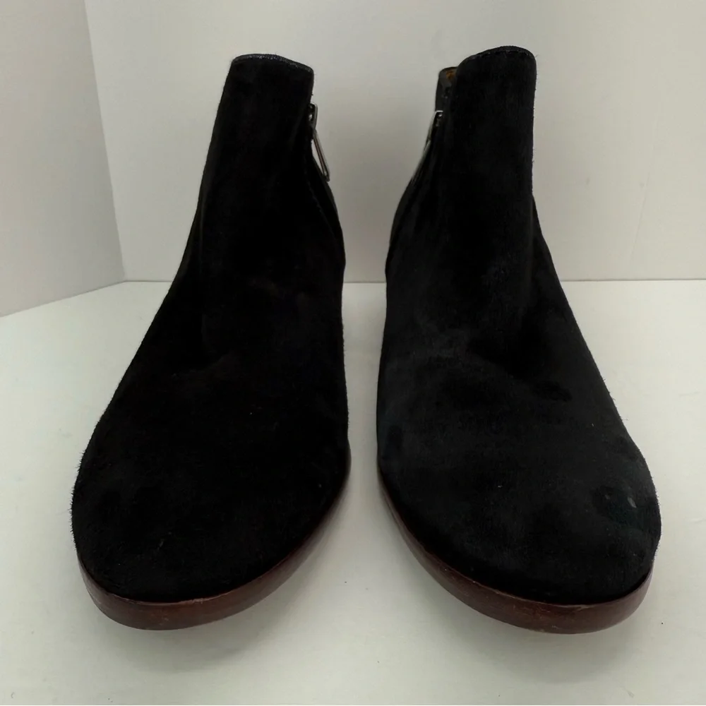 Sam Edelman size 7.5 Women’s Black Suede Leather Ankle Booties Boots